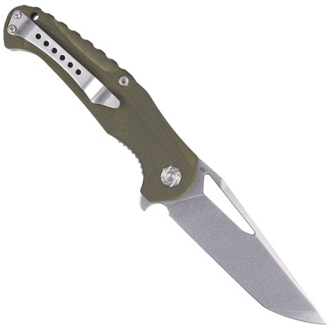 Nóż składany Kubey Dugu Green G10, Stonewashed D2 (KU210B-1) Nóż składany Kubey Dugu Green G10, Stonewashed D2 (KU210B-1)