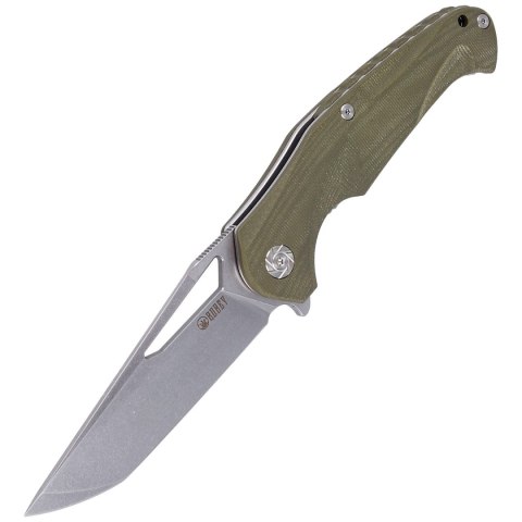 Nóż składany Kubey Dugu Green G10, Stonewashed D2 (KU210B-1) Nóż składany Kubey Dugu Green G10, Stonewashed D2 (KU210B-1)