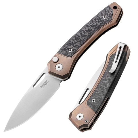 Nóż składany LionSteel Twain Bronze Titanium / Carbon Fiber, Satin MagnaCut by Gianni Pauletta (TW BR CF) Nóż składany LionSteel Twain Bronze Titanium / Carbon Fiber, Satin MagnaCut by Gianni Pauletta (TW BR CF)