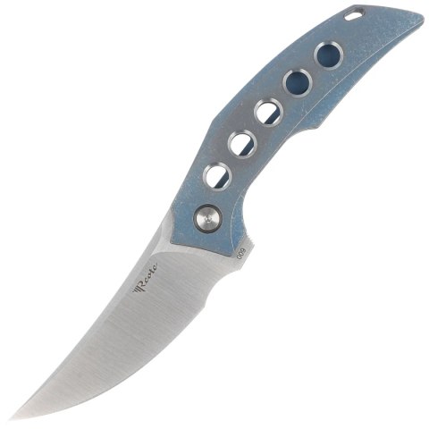 Nóż składany Reate Velocity Blue Titanium, Belt Satin Elmax by Tashi Bharucha Nóż składany Reate Velocity Blue Titanium, Belt Satin Elmax by Tashi Bharucha