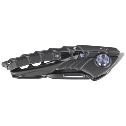 Nóż składany RikeKnife Alien 1 Black DLC Titanium, Satin M390 (RK-Alien1-B) Nóż składany RikeKnife Alien 1 Black DLC Titanium, Satin M390 (RK-Alien1-B)