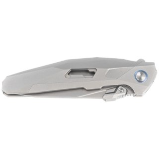 Nóż składany RikeKnife Shadow Tanto Gray Titanium, Satin M390 (RK-Shadow-T-P)