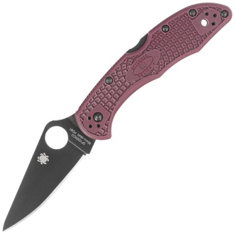 Nóż składany Spyderco Delica 4 Sprint Run Burgundy FRN, TiCN Micro-Melt PD#1 by Sal Glesser (C11BGBKP) Nóż składany Spyderco Delica 4 Sprint Run Burgundy FRN, TiCN Micro-Melt PD#1 by Sal Glesser (C11BGBKP)