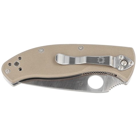 Nóż składany Spyderco Tenacious Brown G10, Satin CPM-M4 Combi by Eric Glesser (C122GBNM4PS) Nóż składany Spyderco Tenacious Brown G10, Satin CPM-M4 Combi by Eric Glesser (C122GBNM4PS)
