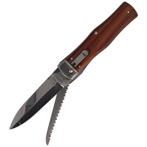 Nóż sprężynowy Mikov Predator Palisander Wood z Piłą (241-ND-2/KP) Nóż sprężynowy Mikov Predator Palisander Wood z Piłą (241-ND-2/KP)