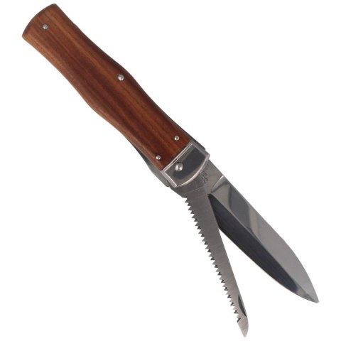 Nóż sprężynowy Mikov Predator Palisander Wood z Piłą (241-ND-2/KP) Nóż sprężynowy Mikov Predator Palisander Wood z Piłą (241-ND-2/KP)