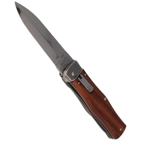 Nóż sprężynowy Mikov Predator Palisander Wood z Piłą (241-ND-2/KP) Nóż sprężynowy Mikov Predator Palisander Wood z Piłą (241-ND-2/KP)