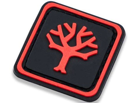 Böker Solingen Red Tree Gitd Patch Böker Solingen Red Tree Gitd Patch
