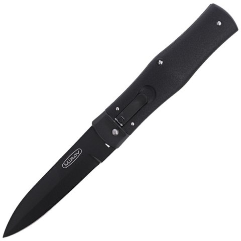 Nóż sprężynowy Mikov Predator Blackout Black ABS, Black DLC N690 (241-BH-1/BKP) Nóż sprężynowy Mikov Predator Blackout Black ABS, Black DLC N690 (241-BH-1/BKP)