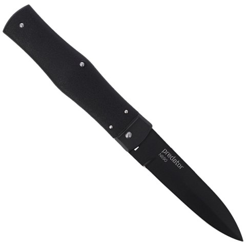 Nóż sprężynowy Mikov Predator Blackout Black ABS, Black DLC N690 (241-BH-1/BKP) Nóż sprężynowy Mikov Predator Blackout Black ABS, Black DLC N690 (241-BH-1/BKP)