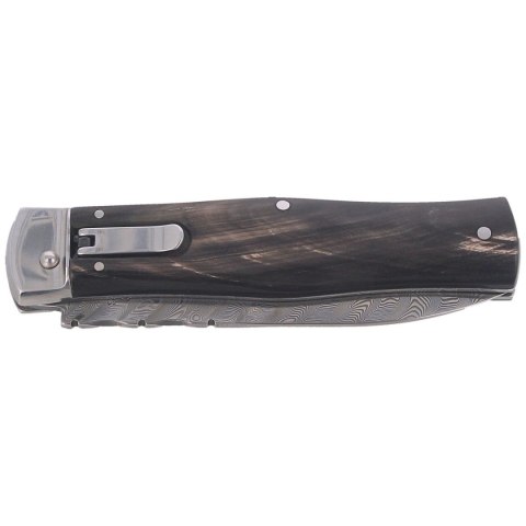 Nóż sprężynowy Mikov Predator Wildcat Buffalo Horn, Damascus PMC27 (241-DR-1/KP) Nóż sprężynowy Mikov Predator Wildcat Buffalo Horn, Damascus PMC27 (241-DR-1/KP)