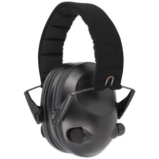 Ochronniki słuchu aktywne Mil-Tec Defenders Black (16243002)