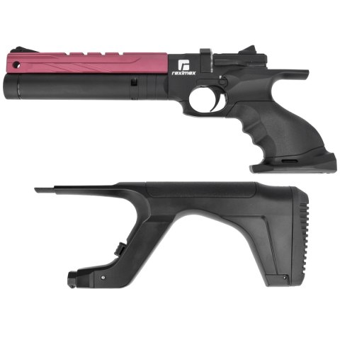 Pistolet wiatrówka PCP Reximex RP Red 4.5 mm z regulatorem Pistolet wiatrówka PCP Reximex RP Red 4.5 mm z regulatorem