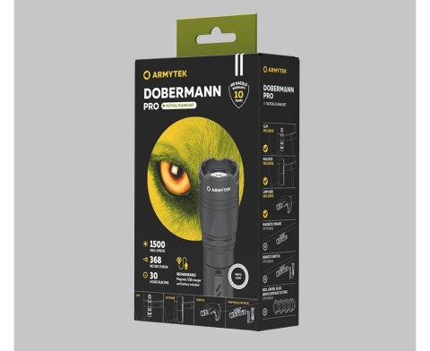 Latarka Armytek Dobermann PRO 1400 lm Latarka Armytek Dobermann PRO 1400 lm