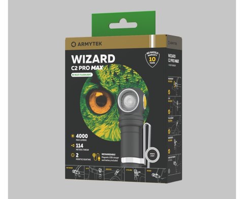 Latarka Armytek Wizard C2 Pro Max White 4000 lm Latarka Armytek Wizard C2 Pro Max White 4000 lm