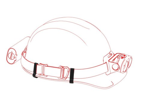 Ledlenser zaczepy mocujące do kasku typu A Ledlenser zaczepy mocujące do kasku typu A