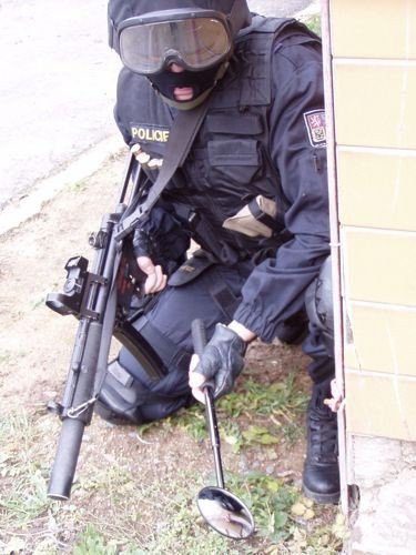 Lusterko taktyczne ESP Ø 92mm do pałki teleskopowej, etui (BMO-03 / BMH-03) Lusterko taktyczne ESP Ø 92mm do pałki teleskopowej, etui (BMO-03 / BMH-03)