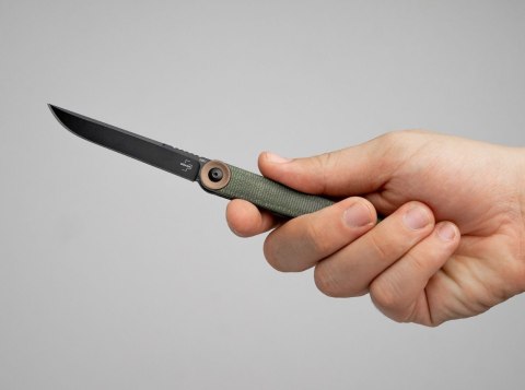 Nóż Böker Plus Kaizen Green Canvas Micarta Nóż Böker Plus Kaizen Green Canvas Micarta