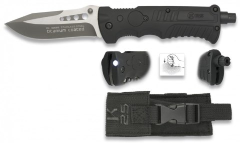 Nóż K25 19588 Tactical Black Titanium Nóż K25 19588 Tactical Black Titanium
