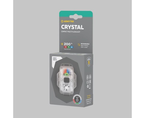 Latarka Armytek Crystal WRGB 6w1 Grey Onyx 200 lm Latarka Armytek Crystal WRGB 6w1 Grey Onyx 200 lm