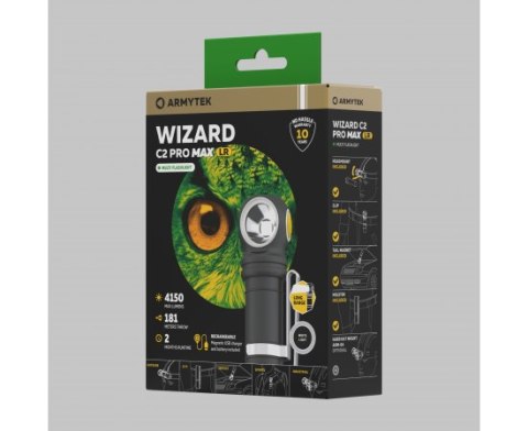 Latarka Armytek Wizard C2 Pro Max LR White 4150 lm Latarka Armytek Wizard C2 Pro Max LR White 4150 lm
