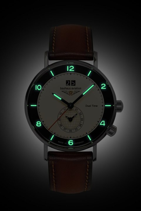 Zegarek Bauhaus Aviation Vintage Pilot 24462 41 mm