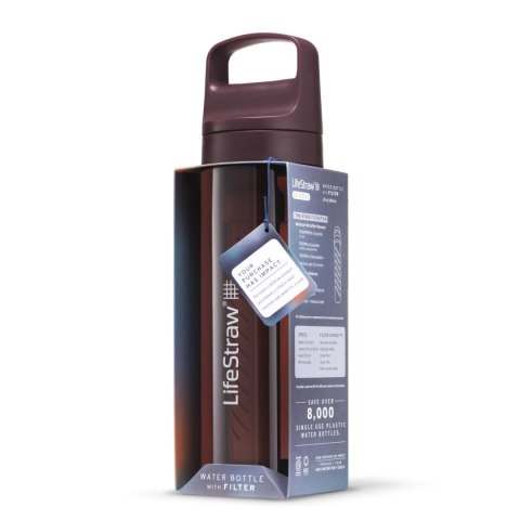 Butelka z filtrem LifeStraw Go 2.0 Merlot 650ml Butelka z filtrem LifeStraw Go 2.0 Merlot 650ml