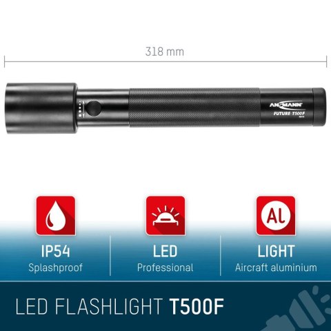 Latarka Ansmann LED Torch Future T500F,970 lm, 3xD Latarka Ansmann LED Torch Future T500F,970 lm, 3xD