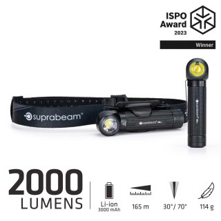 Latarka Suprabeam M6xr 2000lm, Li-Ion USB-C