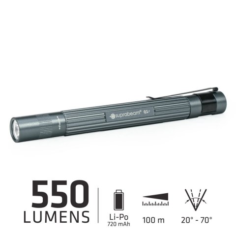 Latarka Suprabeam Q1r 550lm, USB-C Latarka Suprabeam Q1r 550lm, USB-C