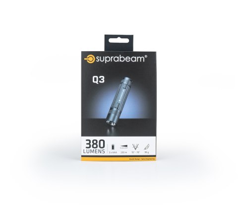 Latarka Suprabeam Q3 380lm, 3x AAA Latarka Suprabeam Q3 380lm, 3x AAA