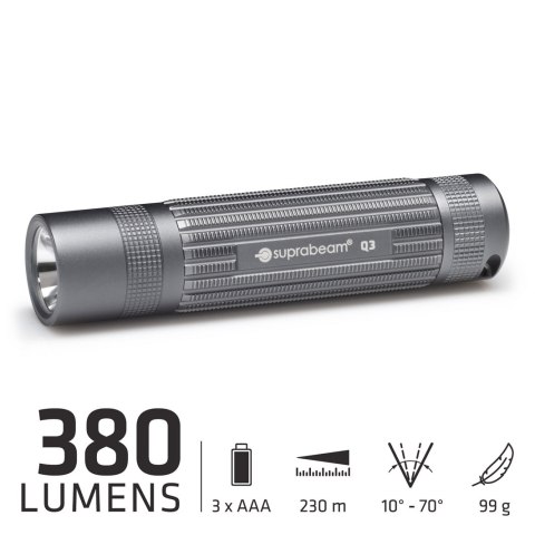 Latarka Suprabeam Q3 380lm, 3x AAA Latarka Suprabeam Q3 380lm, 3x AAA