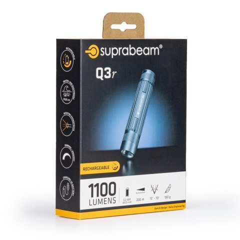 Latarka Suprabeam Q3r 1100lm, Li-Ion USB-C Latarka Suprabeam Q3r 1100lm, Li-Ion USB-C