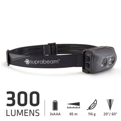 Latarka czołowa Suprabeam S2 300lm, 3x AAA Latarka czołowa Suprabeam S2 300lm, 3x AAA