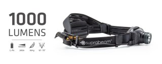 Latarka czołowa Suprabeam V3 PRO 1000lm, Li-Po