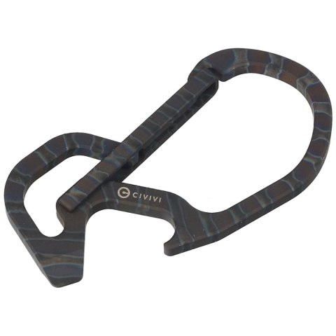 Karabińczyk CIVIVI Click Carabiner Keychain Multi-Tool, Flamed Titanium (CA-01B) Karabińczyk CIVIVI Click Carabiner Keychain Multi-Tool, Flamed Titanium (CA-01B)