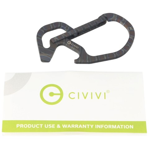 Karabińczyk CIVIVI Click Carabiner Keychain Multi-Tool, Flamed Titanium (CA-01B) Karabińczyk CIVIVI Click Carabiner Keychain Multi-Tool, Flamed Titanium (CA-01B)