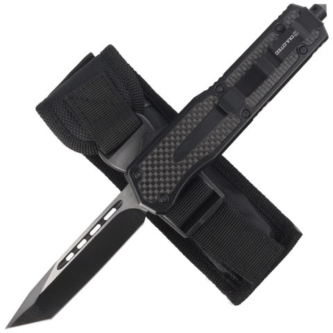 Nóż automatyczny Dulotec OTF Aluminium / Carbon Fiber, Two-Tone Finish 3Cr13MoV (K183A) Nóż automatyczny Dulotec OTF Aluminium / Carbon Fiber, Two-Tone Finish 3Cr13MoV (K183A)