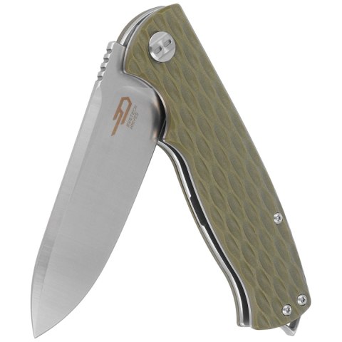 Nóż składany Bestech Grampus Green G10, Stonewashed/Satin D2 (BG02B) Nóż składany Bestech Grampus Green G10, Stonewashed/Satin D2 (BG02B)