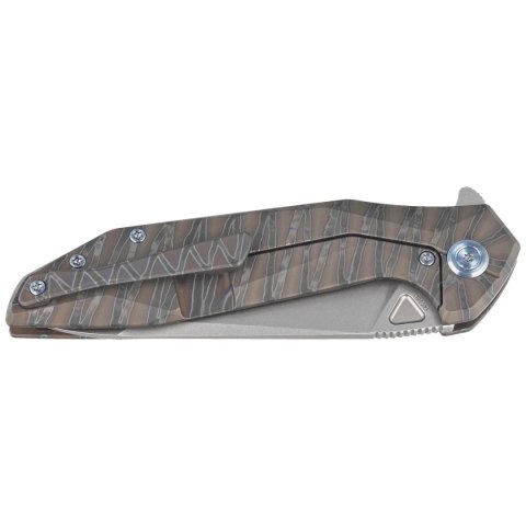 Nóż składany Kubey Nova Frame Lock Flamed Titanium, Beadblasted 14C28N (KB235G) Nóż składany Kubey Nova Frame Lock Flamed Titanium, Beadblasted 14C28N (KB235G)