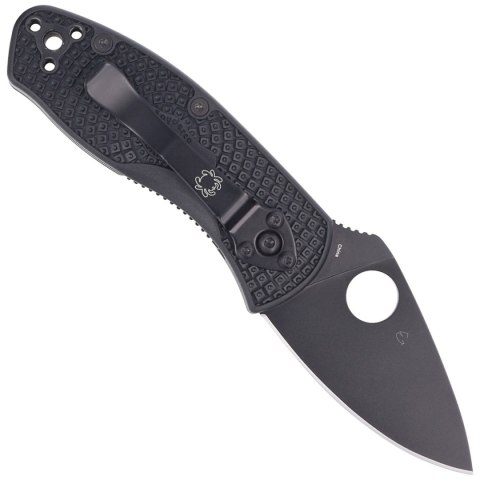 Nóż składany Spyderco Ambitious Black FRN, Black Blade 8Cr13MoV (C148PBBK) Nóż składany Spyderco Ambitious Black FRN, Black Blade 8Cr13MoV (C148PBBK)