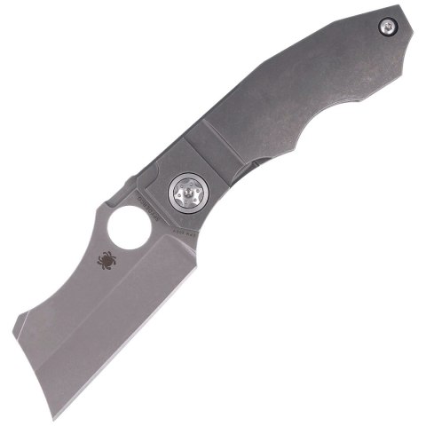 Nóż składany Spyderco Stovepipe Titanium CPM 20CV Plain (C260TIP) Nóż składany Spyderco Stovepipe Titanium CPM 20CV Plain (C260TIP)