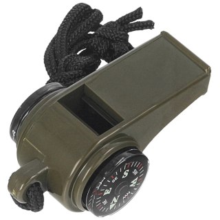 Gwizdek Mil-Tec z kompasem i termometrem (16327000)