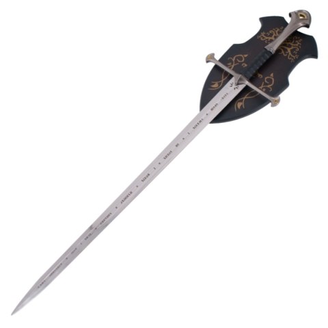 Miecz Third Decor Habitat Anduril Black Leather/Gray Steel, Satin (11013A) Miecz Third Decor Habitat Anduril Black Leather/Gray Steel, Satin (11013A)