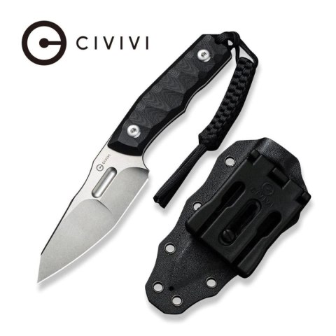 Nóż Civivi Propugnator Black G10, Stonewashed D2 by PG Knives (C23002-1) Nóż Civivi Propugnator Black G10, Stonewashed D2 by PG Knives (C23002-1)