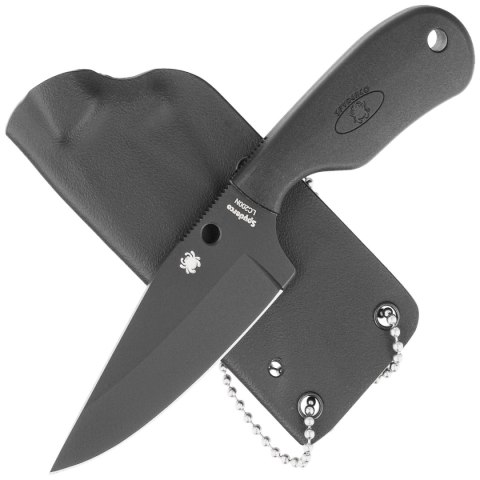 Nóż Spyderco Subway Bowie Black FRN, Black Plain LC200N by Fred Perrin (FB48PBBK) Nóż Spyderco Subway Bowie Black FRN, Black Plain LC200N by Fred Perrin (FB48PBBK)
