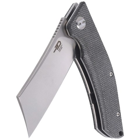 Nóż składany Bestech Cubis Black Micarta, Stonewashed/Satin D2 (BG42A) Nóż składany Bestech Cubis Black Micarta, Stonewashed/Satin D2 (BG42A)