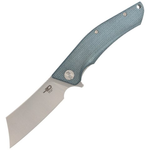Nóż składany Bestech Cubis Blue Micarta, Stonewashed/Satin D2 (BG42C) Nóż składany Bestech Cubis Blue Micarta, Stonewashed/Satin D2 (BG42C)