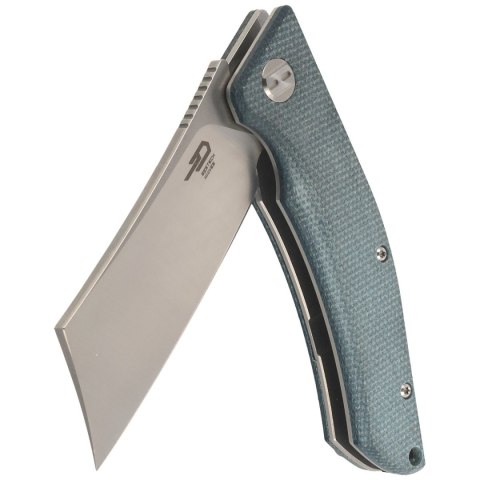 Nóż składany Bestech Cubis Blue Micarta, Stonewashed/Satin D2 (BG42C) Nóż składany Bestech Cubis Blue Micarta, Stonewashed/Satin D2 (BG42C)
