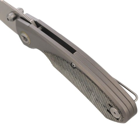 Nóż składany Bestech Lito Titanium / Black Canvas Micarta, Satin M390 by Ostap Hel (BT2307A) Nóż składany Bestech Lito Titanium / Black Canvas Micarta, Satin M390 by Ostap Hel (BT2307A)